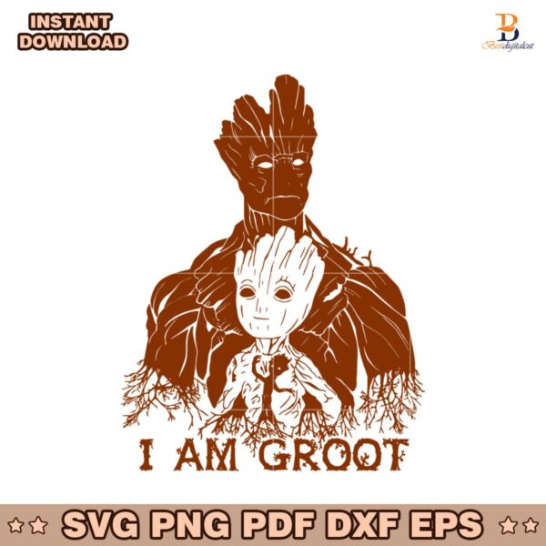 I Am Groot  Baby Groot SVG