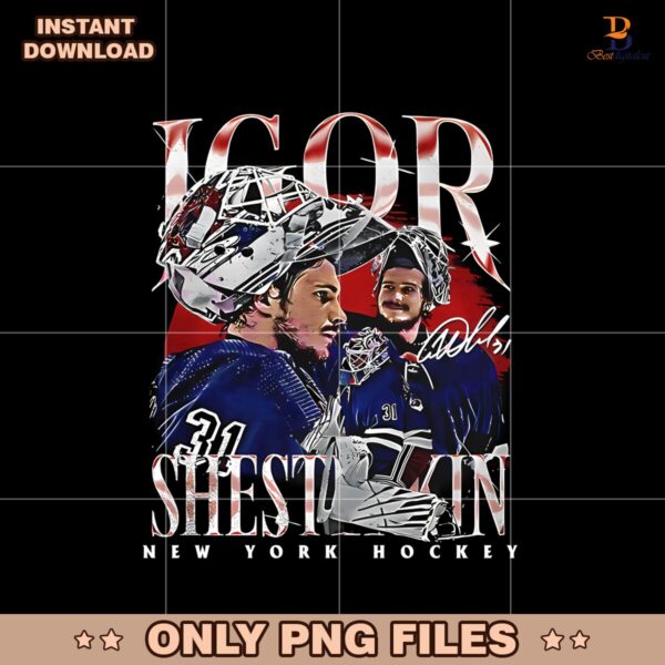 Igor Shesterkin New York Rangers Nhl Hockey Player Png