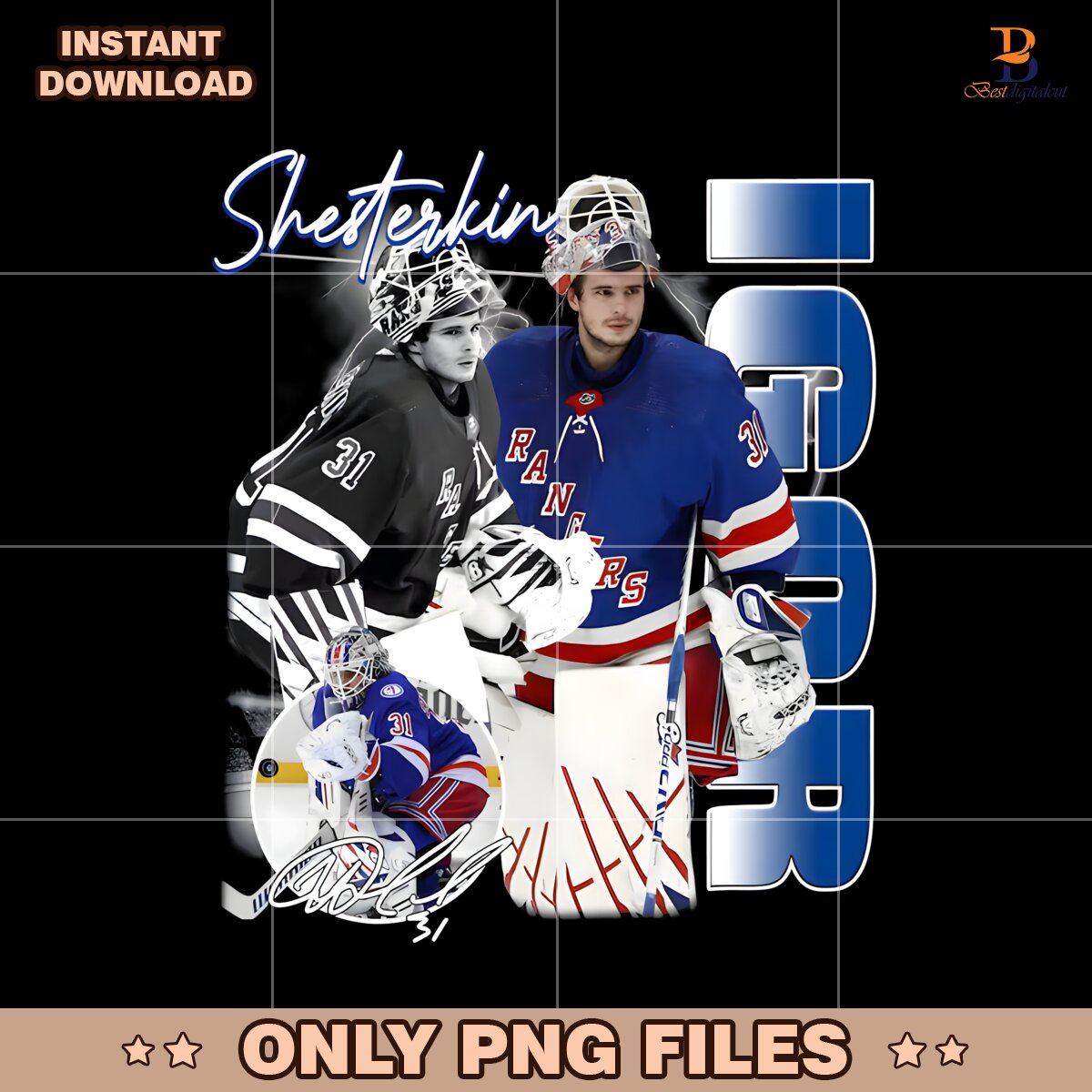 Igor Shesterkin New York Rangers Nhl Players PNG