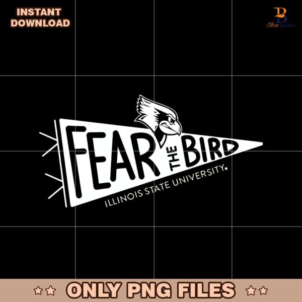 Illinois State University Fear The Bird Logo Cheerleading PNG