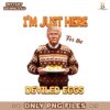 Im Just Here For The Deviled Eggs Easter Trump Sweater PNG