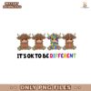 Its Ok To Be Different Autism Awareness Cow Png