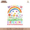 Its Okay To Be Different  Autismawareness PNG