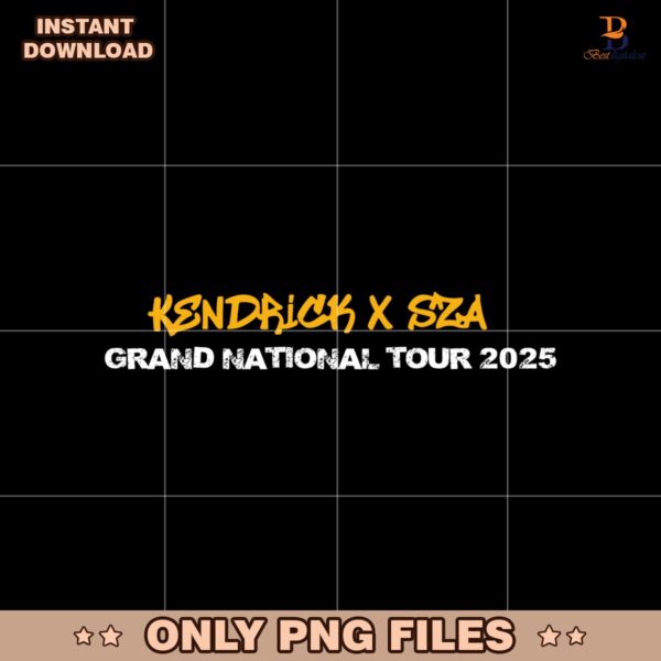 Kendrick Lamar And Sza Grand National Tour 2025 Png