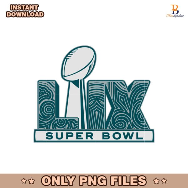 LIX Super Bowl Logo Philadelphia Eagles PNG
