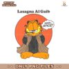 Lasagna Al Gaib Funny Garfield Cat PNG