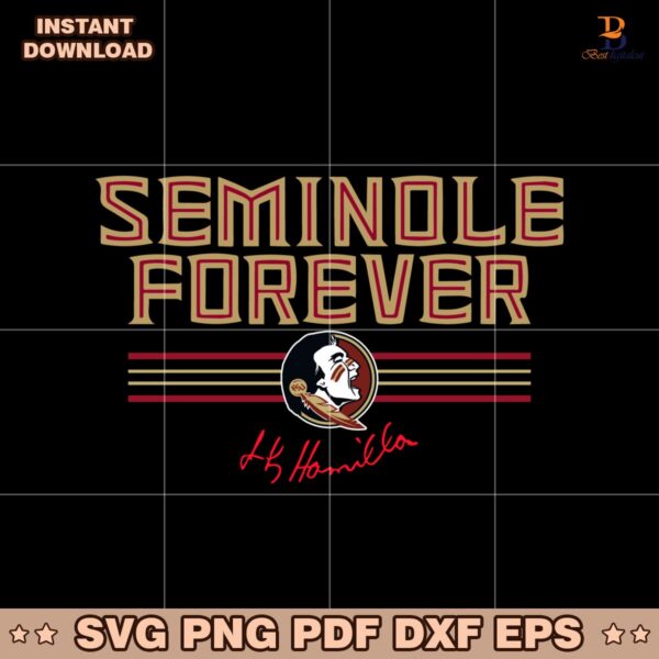 Leonard Hamilton Signature Seminole Forever  SVG