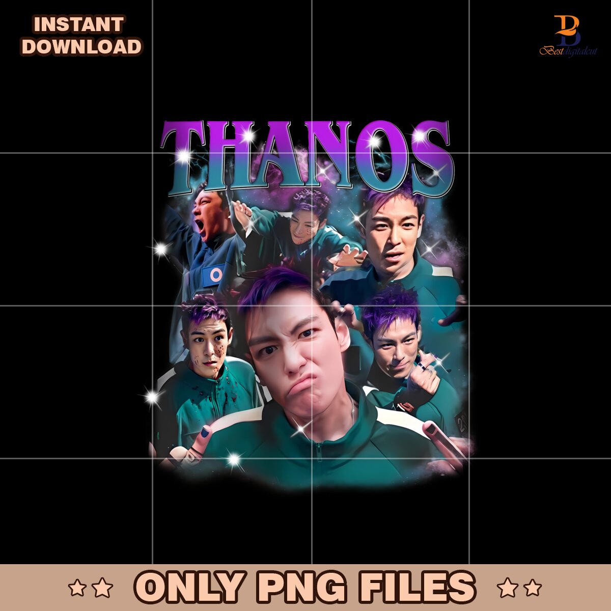 Limited Thanos Choi Seung Hyun Squid Game Png