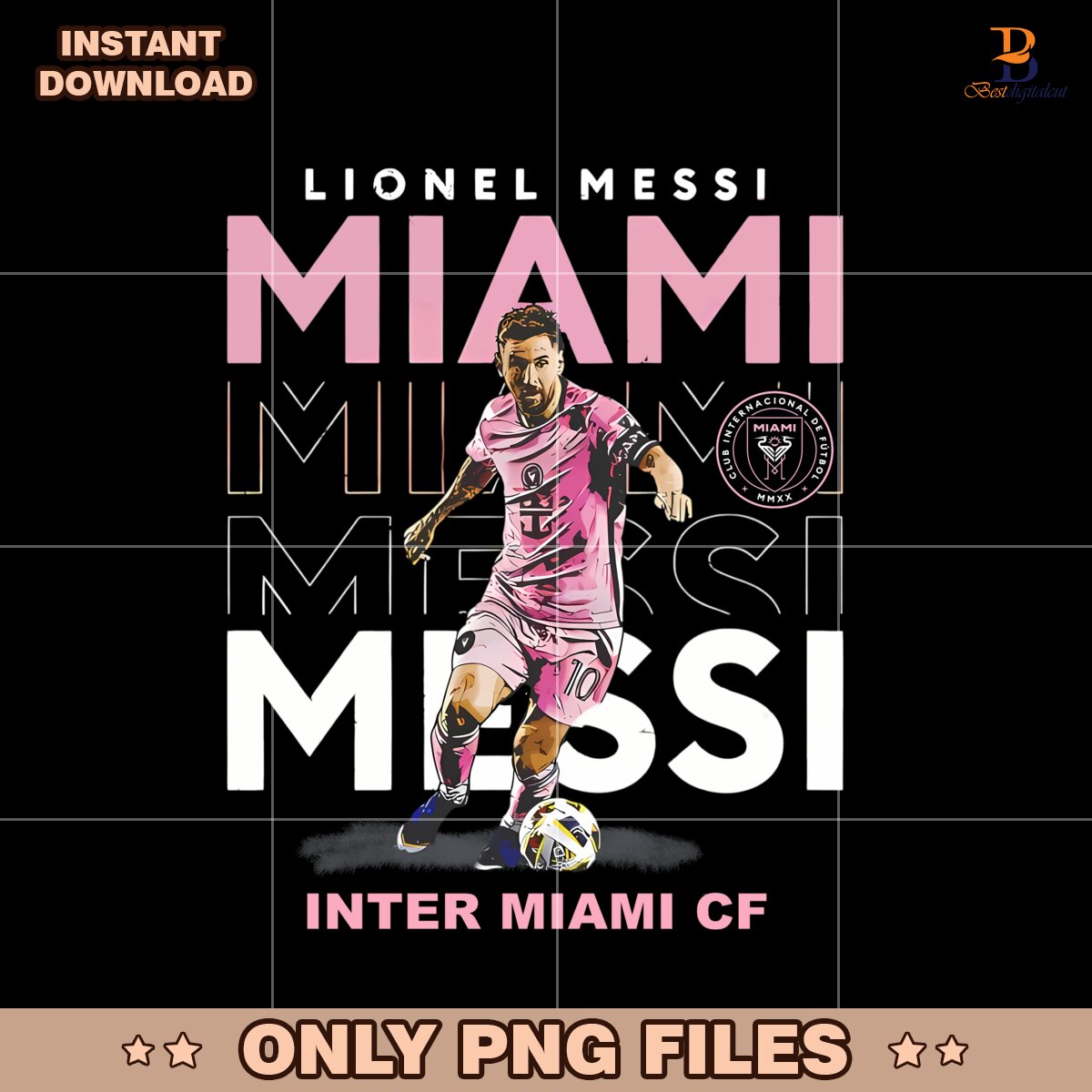 Lionel Messi Inter Miami CF Major League Soccer Png