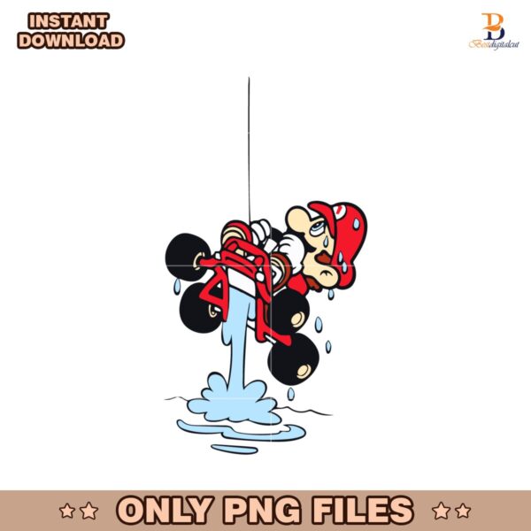 Mario Kart Mishap Caught In The Claw SVG