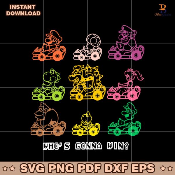 Mario Kart Showdown Whos Gonna Wub SVG