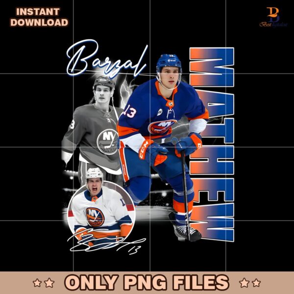 Mathew Barzal New York Islanders Nhl Players PNG