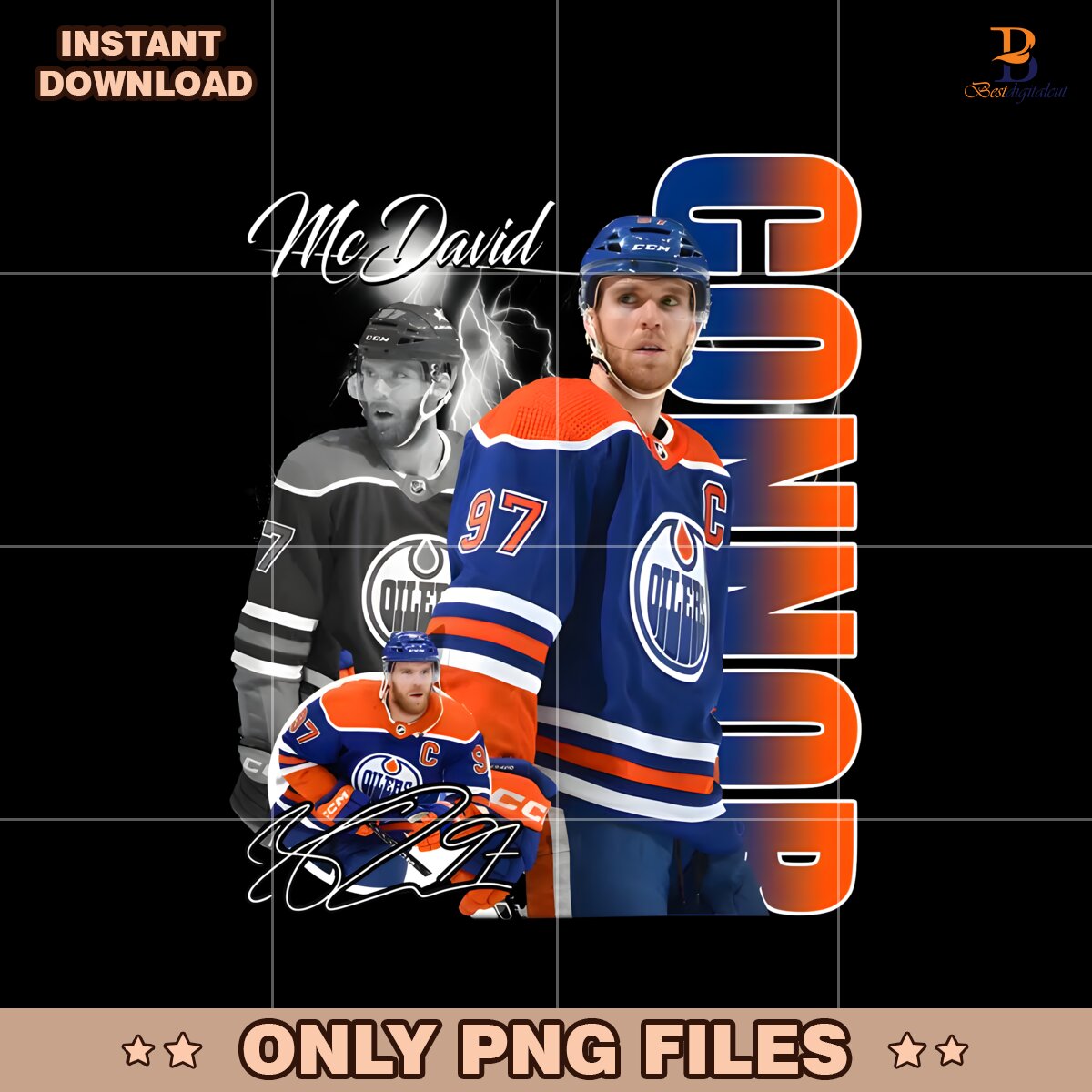 Mcdavid Connor Edmonton Oilers Nhl Players PNG