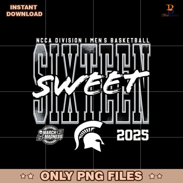 Michigan State Spartans 2025 Ncaa Mens Basketball Png