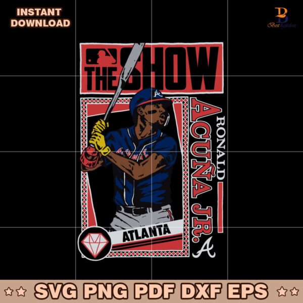 Mlb The Show Atlanta Braves Ronald Acuna Jr SVG