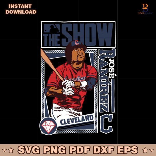 Mlb The Show Jose Ramirez Cleveland Guardians SVG