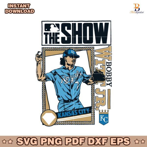 Mlb The Show Kansas City Royals Bobby Witt Jr SVG
