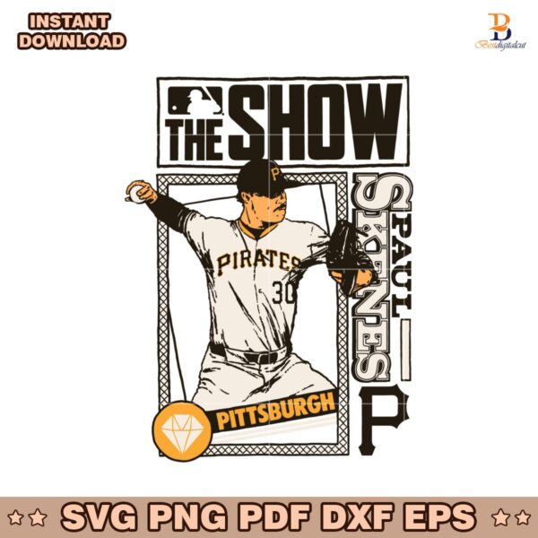 Mlb The Show Pittsburgh Pirates Paul Skenes SVG