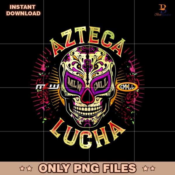 Mlw Azteca Lucha Alt Sugar Skull PNG