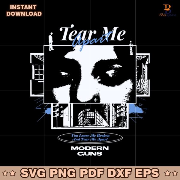 Modern Guns Tear Me Apart SVG