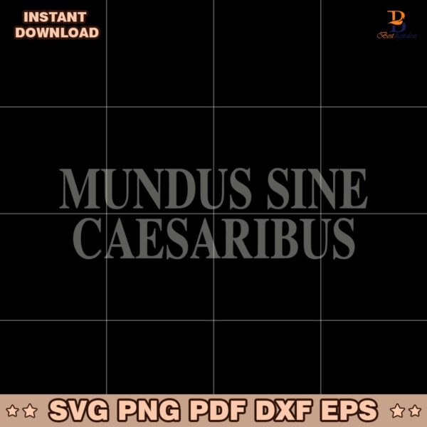 Mundus Sine Caesaribus SVG