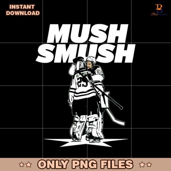 Mush Smush Dallas Stars Mason Marchment And Jake Oettinger PNG