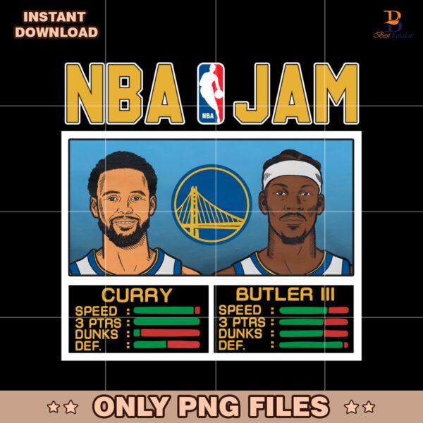 Nba Jam Golden State Warriors Curry And Butler Iii PNG