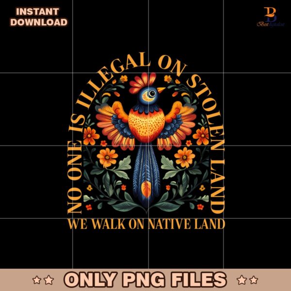 No One Is Illegal On Stolen Land Antiracist Png