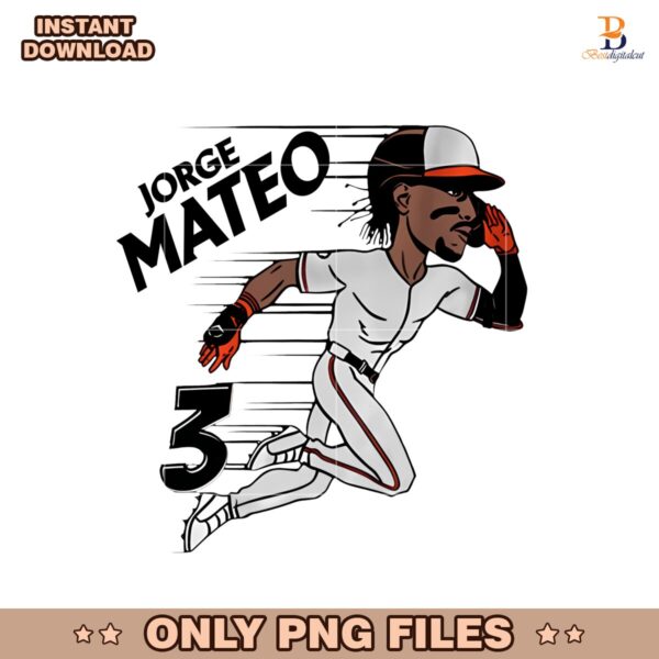 Official Jorge Mateo Speed 3 Baltimore Orioles MLB Png