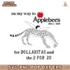 On My Way To Applebees Grill And Bar For Dollaritas And 2 For 20 SVG