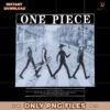 One Piece Straw Hat Pirates Cross The Road PNG