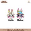 Personalized Kid Name Easter Bunny Brushstroke Png