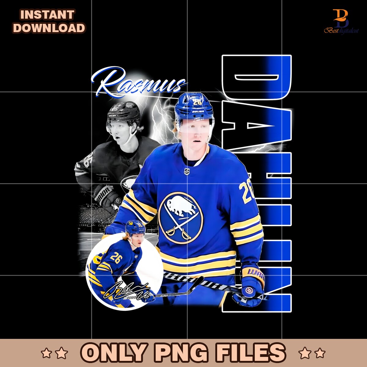 Rasmus Dahlin Buffalo Sabres Nhl Players PNG
