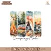 Retro Camping Mode Summer Family Adventure Png