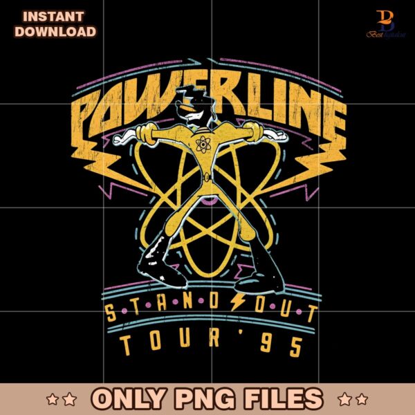 Retro Disney A Goofy Movie Powerline Stand Out Tour 95 PNG