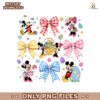 Retro Easter Eggs Disney Mickey And Minnie Coquette Bow PNG