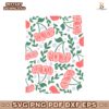 Retro Fuck Trump Flower Cherry Anti Donald Trump SVG