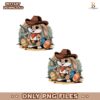 Retro Howdy Easter Cowboy Bunny Eggs Hunt PNG