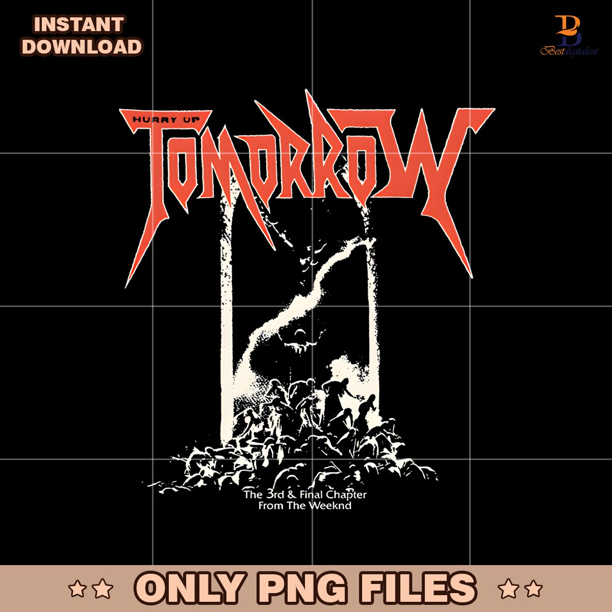 Retro Hurry Up Tomorrow The 3Rd And Final Chapter From The Weeknd PNG