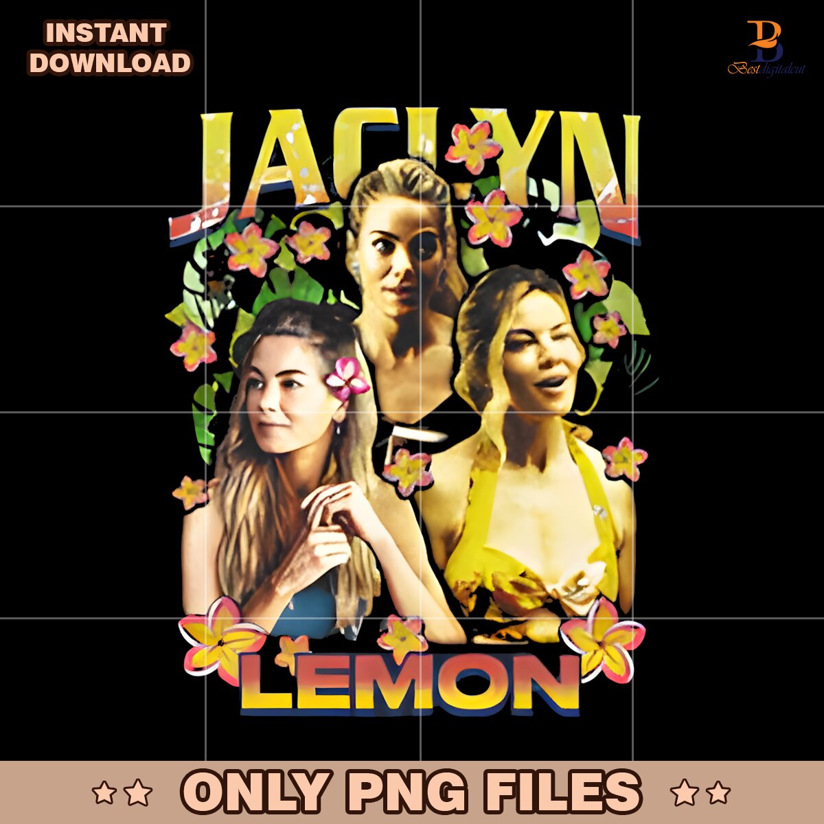 Retro Jaclyn Lemon PNG