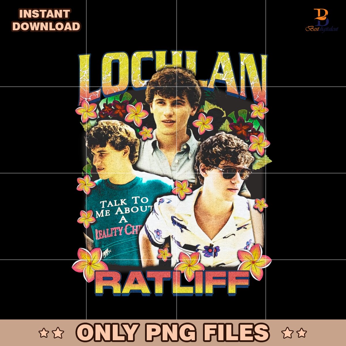 Retro Lochlan Ratliff The White Lotus PNG