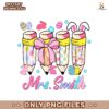 Retro Personalized Teacher Name Coquette Pencil PNG