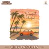 Retro Summer Beach Chasing Sunsets  PNG