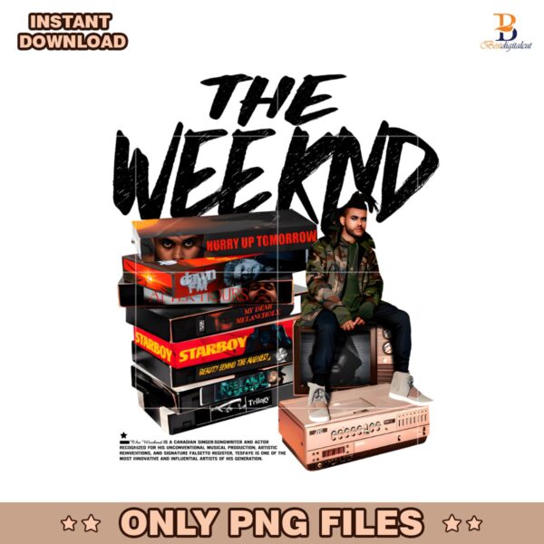 Retro The The Weeknd Albums Cassette PNG