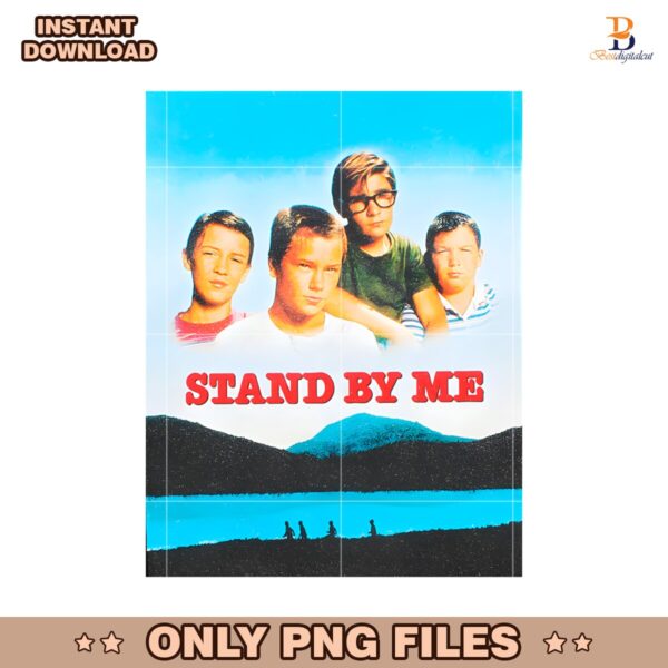 Retro Vintage Stand By Me 1986 Film PNG