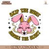 Skip The Hunt Smoke The Blunt Funny Stoner Bunny Png