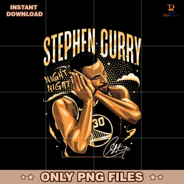 Stephen Curry Night Night Signature Special Edition PNG