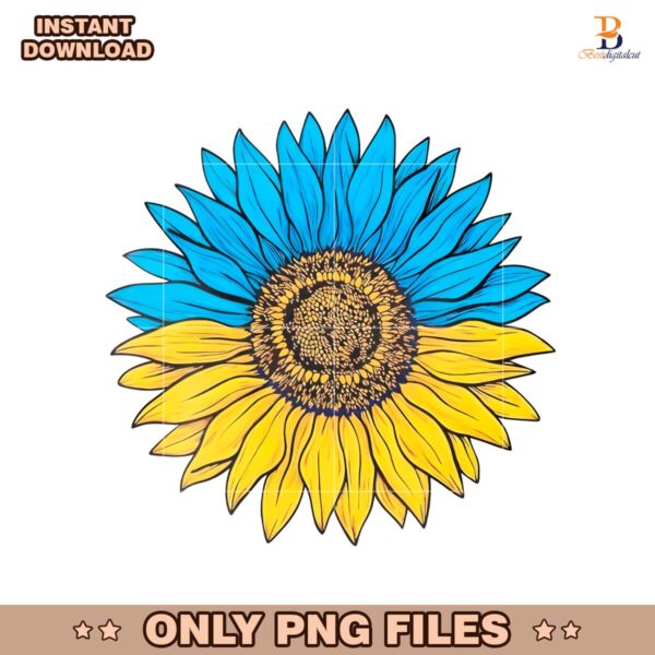 Sunflower Ukraine Flag Pray For Ukraine PNG