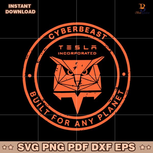 Tesla Incorporated Cyberbeast Built For Any Planet SVG