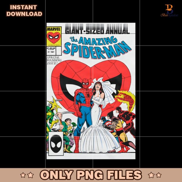The Amazing Spider Man Annual Issue 21 Marvel Comic Books PNG